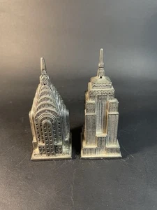 Godinger New York Chrysler & Empire State Building Salz & Pfefferstreuer - Bild 1 von 16