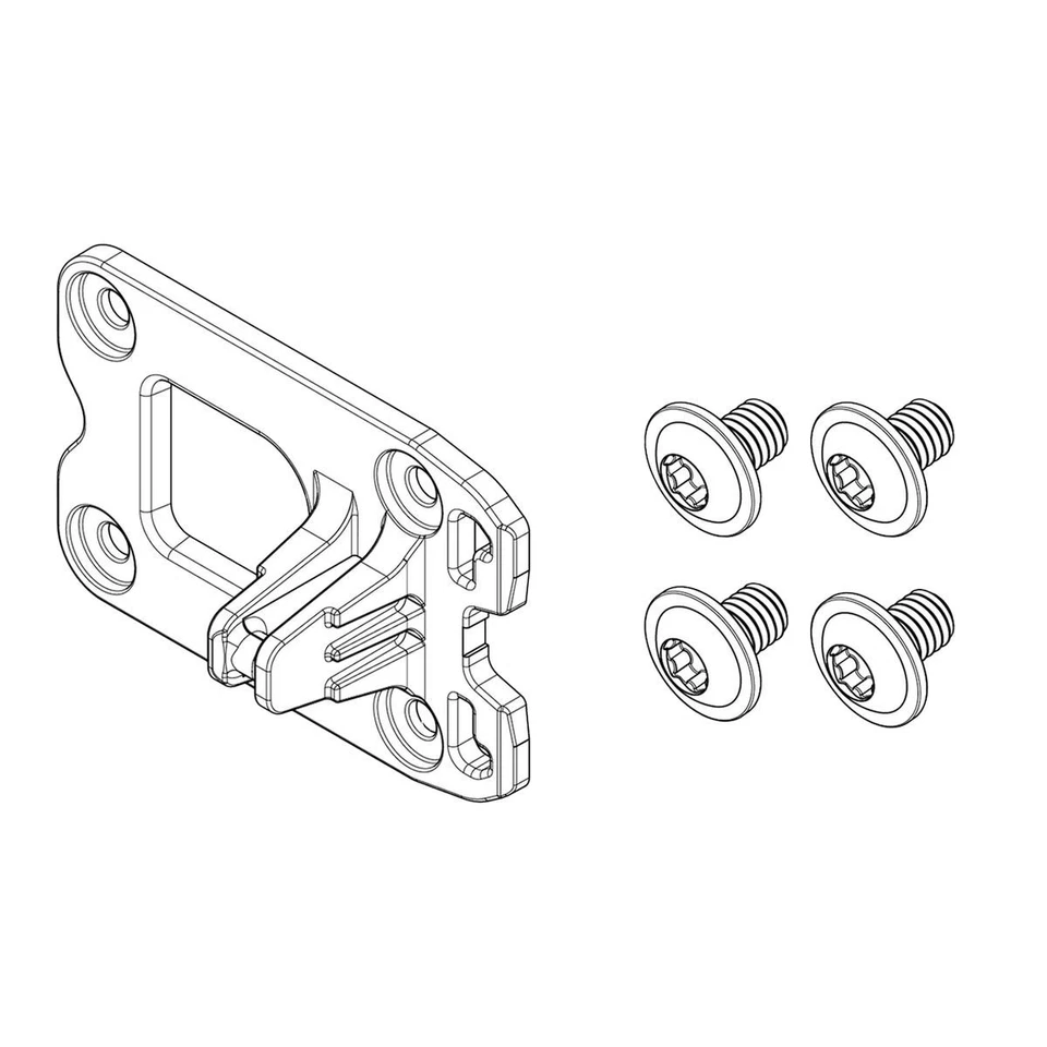 Akku Befestigungsplatte Set Compacttube axial/vertikal schwenkbar schlossseitig - Bild 1 von 1