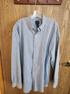 Structure Blue Original Outdoor Mens Shirt Long Sleeve Light Blue Cotton - Picture 1 of 3