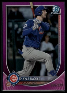 2025 Bowman Chrome Kyle Tucker Fuchsia Chicago Cubs #57 (066/299) - Bild 1 von 1