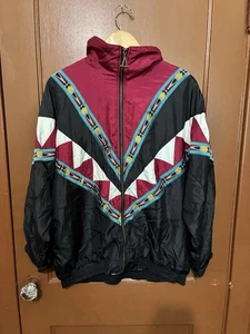 Sunterra Aztekenmuster Windbreaker/Jacke - Damen 2x, Vintage  - Bild 1 von 6