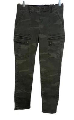 Democracy AB Tech Midrise Camo Print Straight Leg Cargo Women's Pants Size 4 - Image 1 of 4