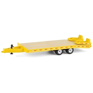 First Gear DCP 1/64 Beavertail Equipment Trailer, Yellow with White Rims 60-2142 - Picture 1 of 7