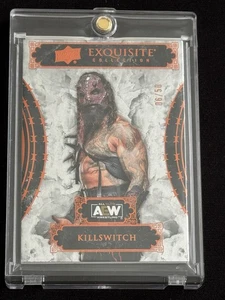 2024 Upper Deck AEW Black Diamond Killswitch Exquisite Collection Orange /50 - Bild 1 von 2
