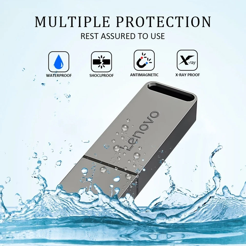 64TB 32TB 16TB 8TB 4TB USB 3.0 Metal Flash Drive OTG High Speed Memory Stick - Image 1 of 1