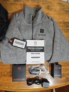 Giacca riscaldata donna Ororo abbigliamento riscaldato in pile 3 zone - taglia XS - Foto 1 di 13