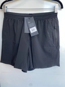 Ten Thousand pantaloncino da sessione uomo piccolo nero 5" cucitura interna foderato palestra. Nuovo - Foto 1 di 15