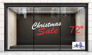 Christmas SALE Store Window Sign Vinyl Decal Oracal 651 Holiday Decoration 🎄 - Picture 1 of 24