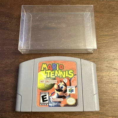 Mario Tennis (Nintendo 64 N64) Not For Resale - Tested - Authentic - Image 1 of 4