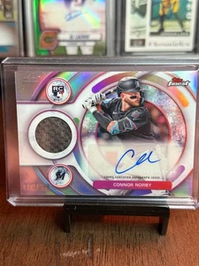 2025 Topps Finest - Rookie Autograph Relic Connor Norby #RAJR-CN /299 - Bild 1 von 2