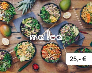 25€ MA'LOA Restaurant Gutschein - Hawaiian Poké Bowl - einlösbar bis 30.10.2026 - Bild 1 von 3