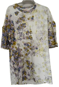 Giambattista Valli gemustertes Top Gr. L Puff Kurzarm - Bild 1 von 8