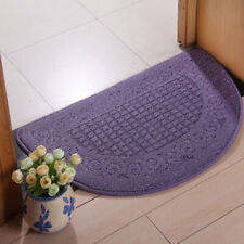 Anti Slip Semicircle Shape Area Rug Entrance Door TPR Jacquard Weave Floor Mat