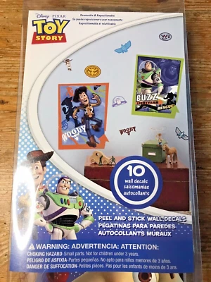 Toy Story Peel and Stick Giant Wall Decals New Sticker Woody Buzz Lightyear - Image 1 of 4