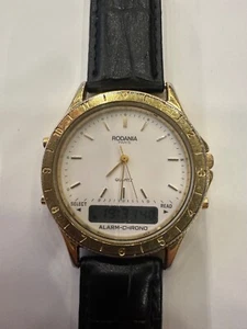 RODANIA PARIS ALARM CHRONO MENS WATCH 40MM - Picture 1 of 7
