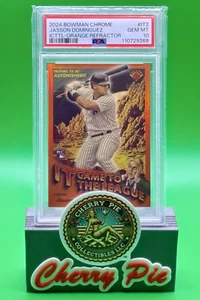 RARE 2024 Bowman Chrome Jasson Dominguez IT CAME TO THE LEAGUE ORANGE /25 PSA 10 - Bild 1 von 11