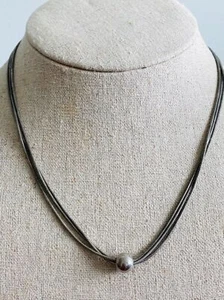 Silpada 925 Italy sterling silver multi strand chain Necklace - Picture 1 of 8