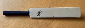 Geoff Miller signierte Mini Cricketschläger England Derbyshire AFTAL COA - Bild 1 von 2