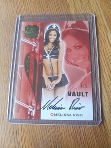 benchwarmer card melissa riso 4/5 autograph Vault Naughty Nurse