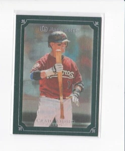 CRAIG BIGGIO 2007 UD MASTERPIECES GREEN LINEN PARALLEL CARD-SHIPS FREE - Picture 1 of 24