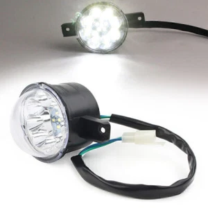 1X Front Head Light 12 V LED Fit 110cc 125cc ATV Quad TaoTao Coolster Peace JCL - Picture 1 of 11