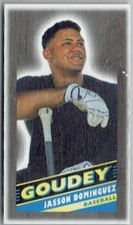 2020 Upper Deck Goodwin Champions Goudey Mini Card Lumberjack Jasson Dominguez 3
