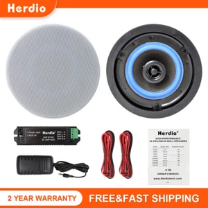 Herdio 4" Bluetooth Deckenlautsprecher 160W Einbaulautsprecher,Bündige Montage - Bild 1 von 10