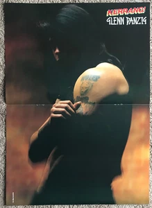 GLENN DANZIG - 1992 UK Magazine centrefold poster - Picture 1 of 1