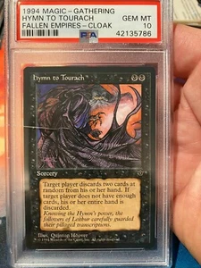 MTG Fallen Empires Hymn to Tourach PSA 10 - Picture 1 of 2