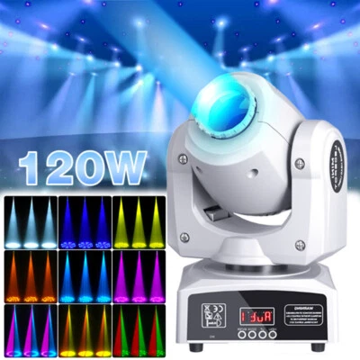 120W LED Moving Head Light RGBW Gobo Beam Stage DJ Disco Club DMX Spot Light - Image 1 of 4