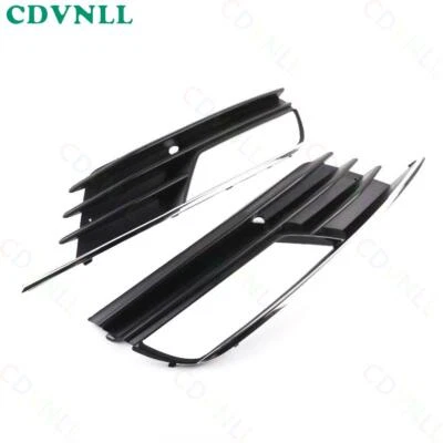 For Audi A3 / A3 Quattro Sedan Pair Front Bumper Fog Light Cover Lower Grille - Image 1 of 4