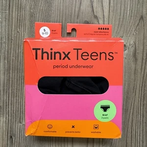 Thinx Teen's 3pc Party Combo Briefs Period Underwear Super Absorbency Small 9/10 - Picture 1 of 2
