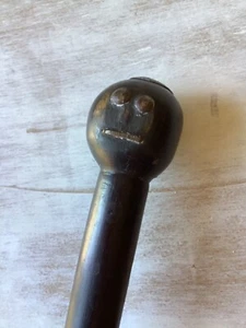 Antique African Walking or Ceremonial Stick With face to top 40 inches - Picture 1 of 3