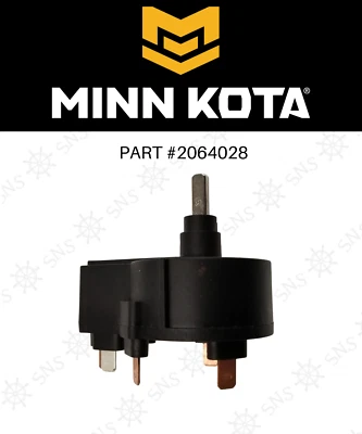 MINNKOTA  BRAND SWITCH 2064028 OEM TROLLING MOTOR 5 SPEED FORWARD & 3 SPEED REV - Image 1 of 3