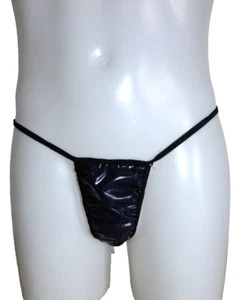 PVC TMini Briefs Tanga Thong Plastic Roleplay Panties Pants Knickers Sissy - Picture 1 of 6