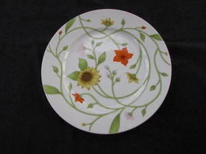 BEAUTIFUL VINTAGE FLORAL & SUNFLOWER PATTERNED ROUND SERVING PLATTER CHARGER - Picture 1 of 2