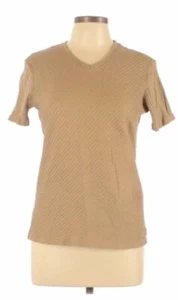 A/X ARMANI EXCHANGE Tan Short Sleeve TOP Large - Picture 1 of 3