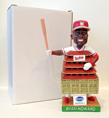 Ryan Howard MOUNT PENN PAGODA TOWER 2019 Reading Phillies Bobblehead SGA - Image 1 of 2