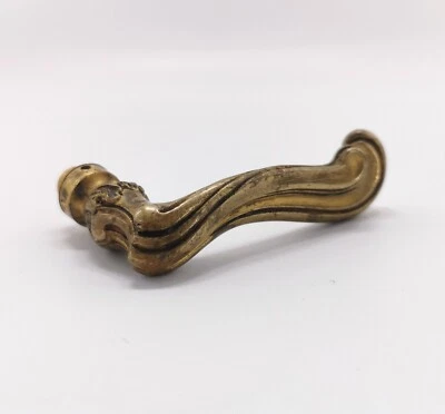 Ancienne poignée de porte bronze Louis XV 19e siècle - Photo 1/4