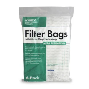 6 bolsas de filtro originales Kirby HEPA ALERGEN PATH G3 G4 G5 G6 G7 G10 G10D Avilar - Imagen 1 de 2