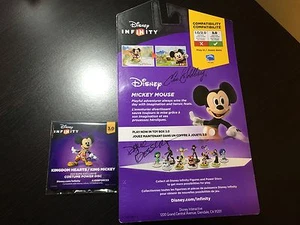 Signed D23 2015 Disney Infinity 3.0 King Mickey Mouse Kingdom Hearts Power Disc - Picture 1 of 12