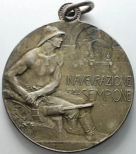 Medaille Expositione Mondiale di Milano Johnson 1906 Kingdom Italy - Bild 1 von 2