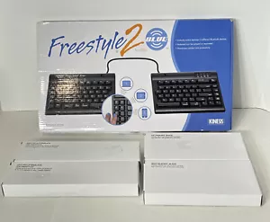 Kinesis KB800MB-BT20 Freestyle2 Blue 4 Mac Keyboard With Palm Rest & Lifters - Picture 1 of 4