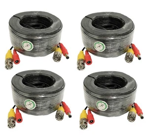 Cable de video y alimentación de calidad premium 4x25 ft para cámaras de seguridad Zmodo CCTV - Imagen 1 de 1