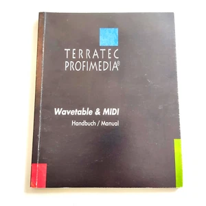 Terratec Wavetable & Midi Handbuch / Manual  / User's Manual - Bild 1 von 1