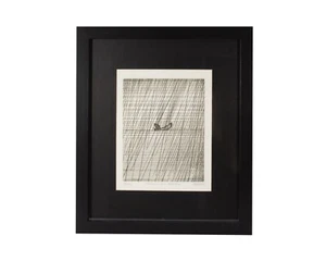 Art Hansen 1982 “Fisherman in a Rainstorm” Abstract Etching - Picture 1 of 9