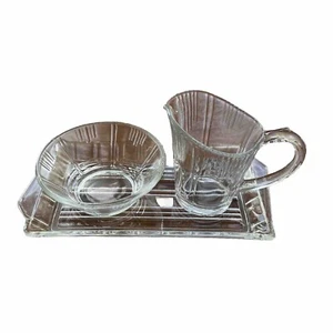 Süßes Milch- und Zucker- Set aus Glas - Bild 1 von 1