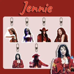 Kpop JENNIE Figur süß Schlüsselanhänger Acryl Anhänger Taschenanhänger Schlüsselring - Bild 1 von 8