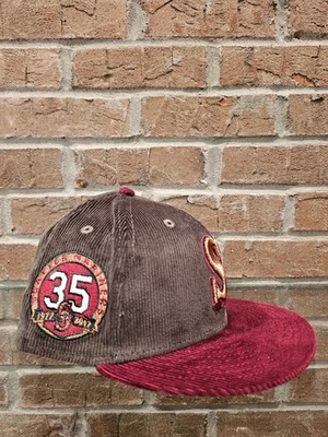New Era 59Fifty Seattle Mariners MLB Club Fitted Corduroy Hat Size 7 1/4 - Image 1 of 4