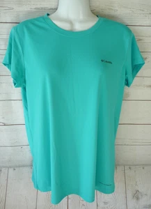 Columbia Damen OMNI-FREEZE Größe Small Kurzarm Sport Fitnessstudio T-Shirt türkis - Bild 1 von 8